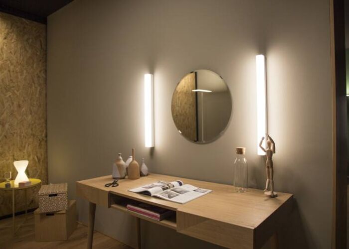 Minimalistické LED koupelnové svítidlo Kioo nad zrcadlo Osvětlení interiéru Osvětlení koupelny