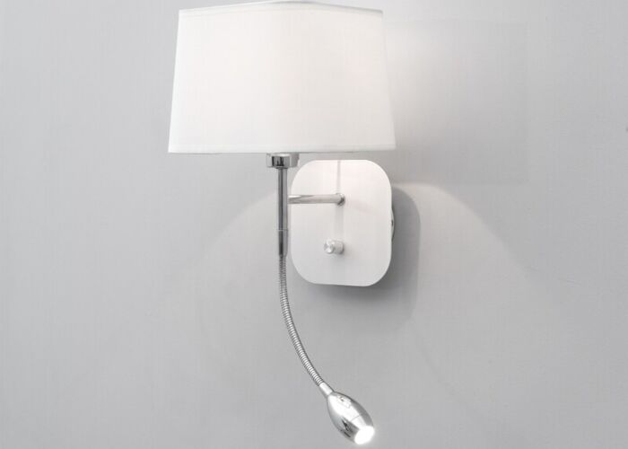 Elegantní nástěnná lampa Montato s LED diodou na flexibilním rameni Lampičky Hotely a restaurace