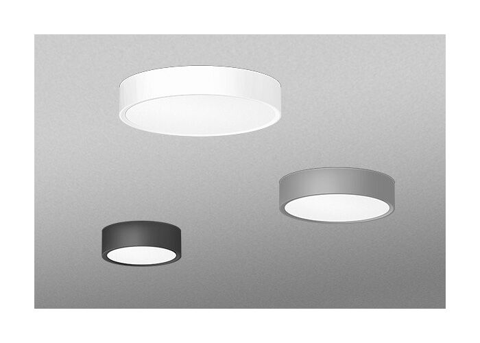 Přisazené stropní LED svítidlo Mivvy LYRA IP40 Ø 150 x 50 mm stmívatelné DALI LED stropní svítidla Hotely a restaurace