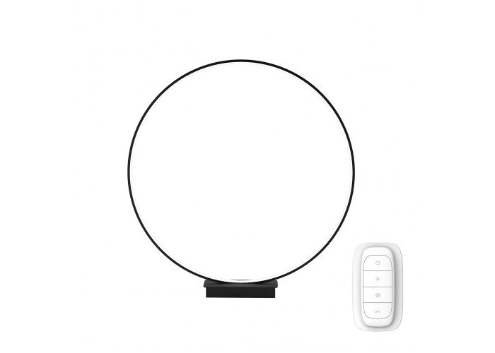 Stmívatelná designová LED lampička Aro ve tvaru kruhu s inteligentními funkcemi Lampy na noční stolek Chytré osvětlení