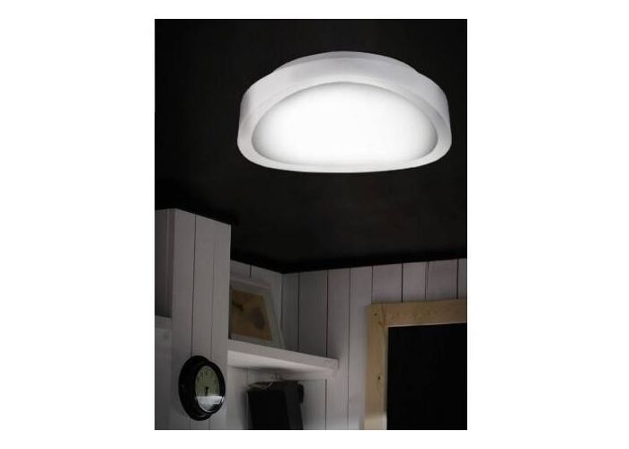 Bílé nepravidelné stropní LED svítidlo Onda Designová stropní svítidla Ložnice