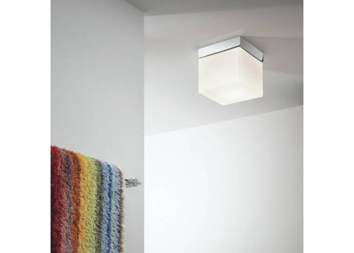 Elegantní koupelnové stropní svítidlo Sabina krychlového tvaru Moderní stropní svítidla Koupelna