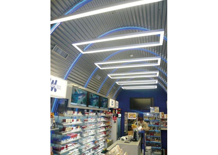 Stropní svítidlo SEC WEGA-FRAME2-DB LED LED svítidla LED osvětlení prodejen a obchodů