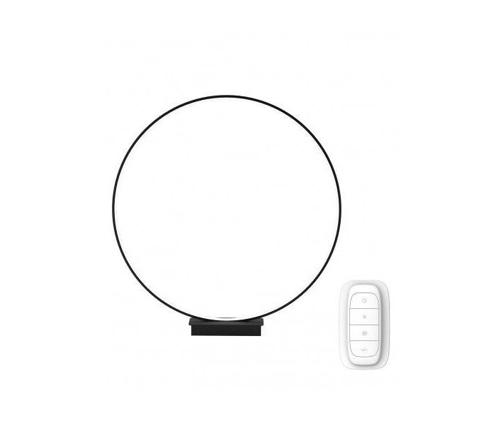 Stmívatelná designová LED lampička Aro ve tvaru kruhu s inteligentními funkcemi Lampy na noční stolek Chytré osvětlení
